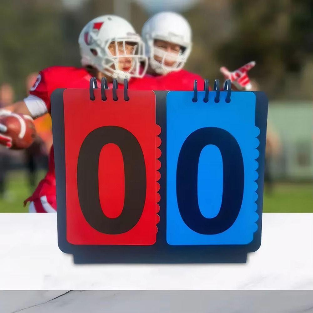 4-Digit Scoreboard Score Keeper Tabletop Counter Score Flipper Sports Referee