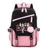 Девичья группа Blackpink С рюкзаком Школьная сумка Повседневный Ученик средней школы Старшеклассник Школьная сумка