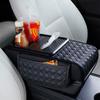 with Cup Holder Tissue Box Armrest Pad Height Increasing Car Organizer  for Car Universal
