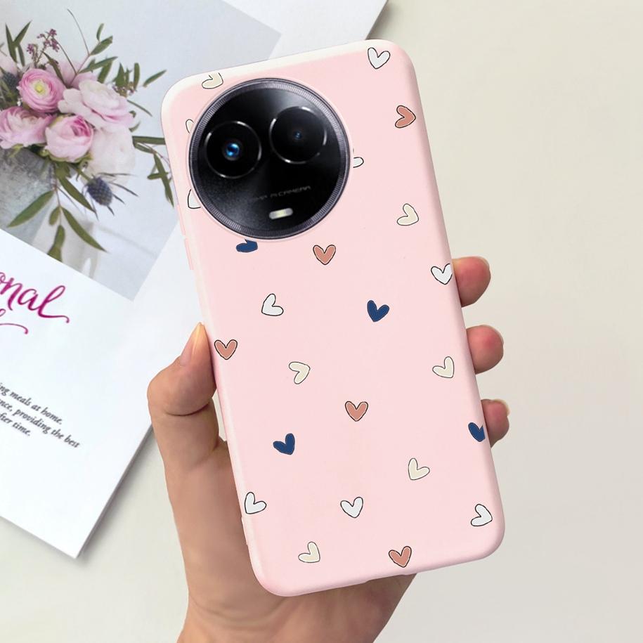 Ударопрочный Чехол Для Realme 11 5G / Realme 11X Чехол На Телефон Модный Девушки Мягкий Силикон Funda Для Realme11 11 X 2023 RMX3785 Coque