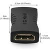 Адаптер HDMI 19-контактный женский на HDMI 19-контактный женский(черный)