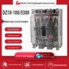 Transparent Plastic Circuit Breaker DZ10-100/3300, 3-Phase 3-Wire, 3P/100A, 63A 380V.