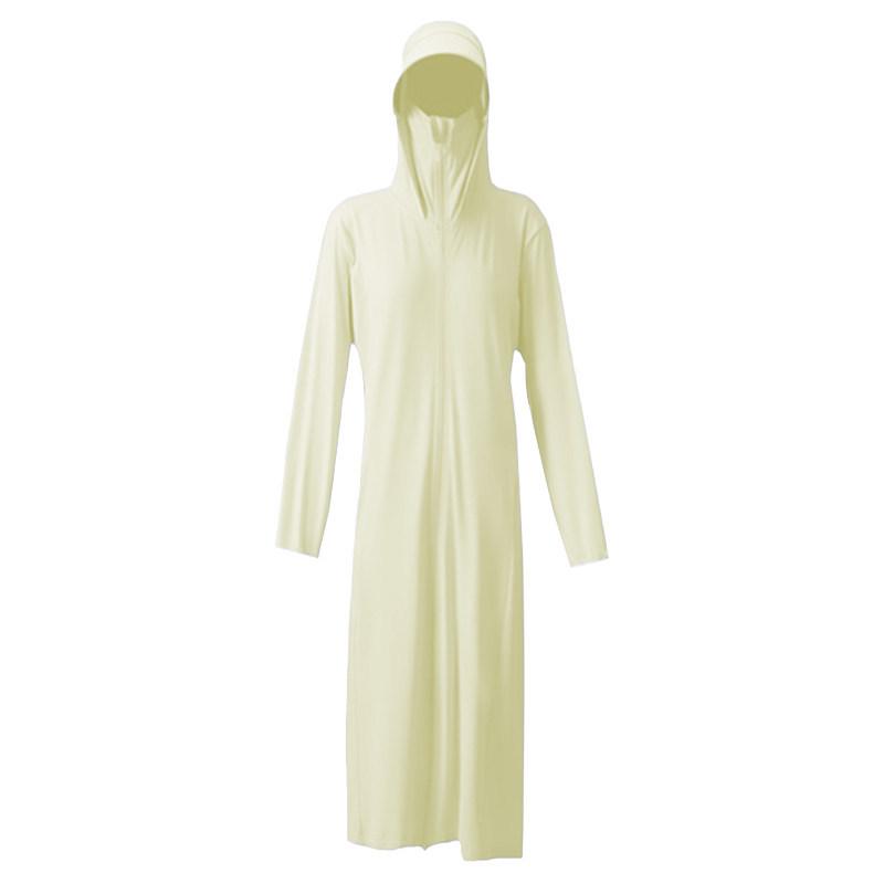 Sunscreen clothing women's summer UV protection outdoor cool feeling light and breathable sunshade medium and long gloves sunscreen clothing
