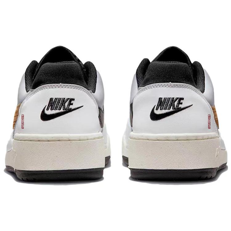 Nike Full Force Slip Resistant, Abrasion Resistant, Lightweight Low top Skateboard Shoes Men's White Gray FB1362-101(Team56-)