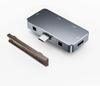 USB-хаб для iPad 60 Вт PD-зарядка Алюминиевый сплав 4K HDMI Наушники USB Компактный в [BOEN] Type-C Pro, Поддержка, Конструкция, Выход, 3,5-мм разъем, 3.0