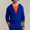 Polo Ralph Lauren Ss23 Solid Color Logo Embroidered Zip-Up Hoodie Men Hoodies Blue MNPOKNI16822726-400