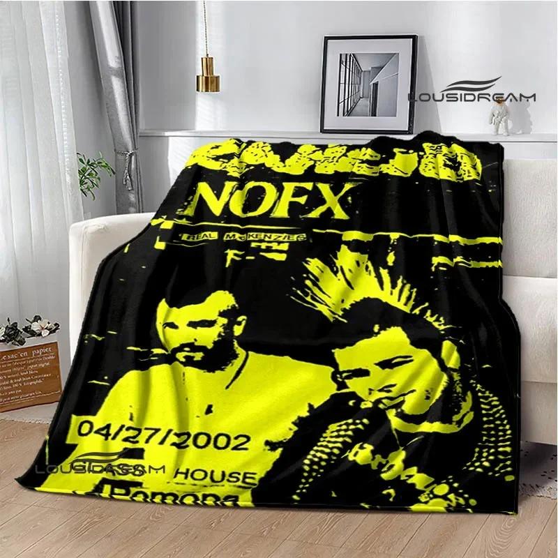 Панк-группа N-NOFX Ретро-принт одеяла детское теплое одеяло мягкое и удобное одеяло домашнее дорожное одеяло подарок на день рождения