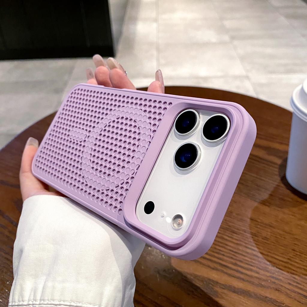 Полый сетчатый охлаждающий чехол Magsafe для телефона iPhone 17 Air 16 15 14 13 12 11 Plus Pro Max, дышащий магнитный чехол-соты