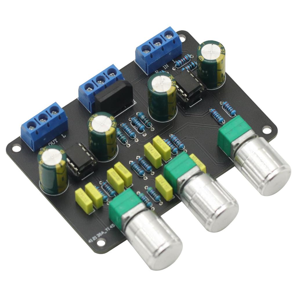 Dual NE5532 Tone Stereo Preamplifier Board Audio HiFi Amprifier Equalizer Preamp Treble Bass Tone Control Pre Amplifier