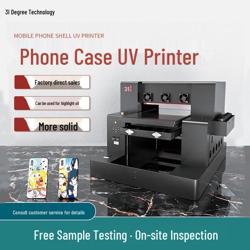 A4 UV Flatbed and Cylindrical Printer