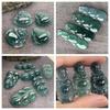 Natural Grade A Jadeite Pendant: Four Seasons Beans Baby & Shakyamuni Buddha Souvenir 