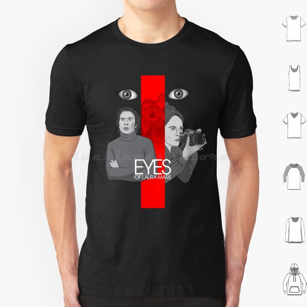 Футболка Eyes Of Laura 6XL Хлопок Прохладная Футболка Фильм Кино Ретро Экран Вектор Фэй Данауэй Джон Карпентер Ли Джонс Глаза Камера