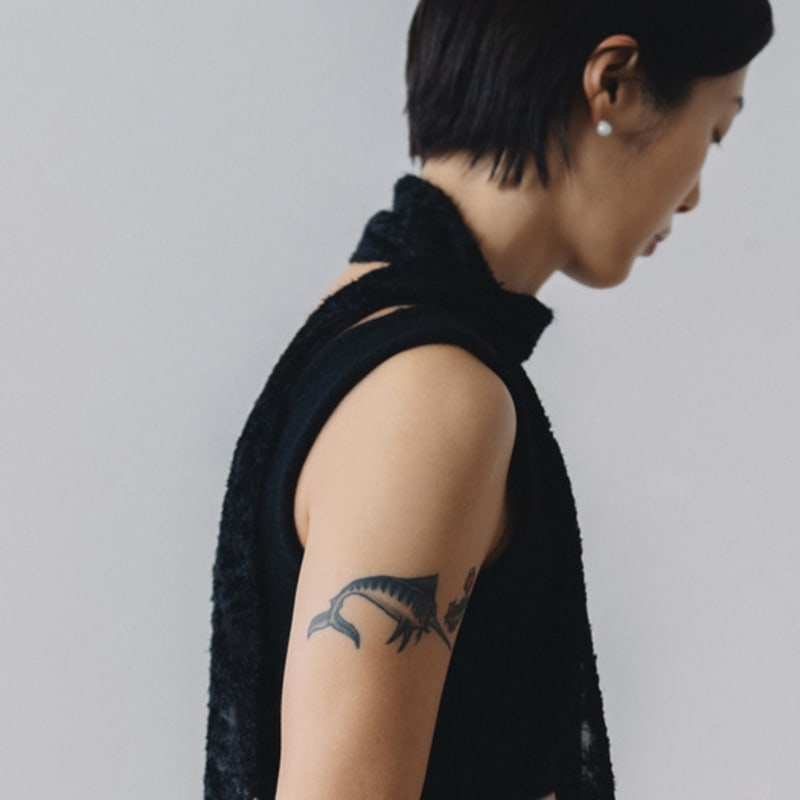 KODO Крупные серьги-пусеты с жемчугом