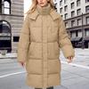 Women's Fashion Padded Jacket Loose Long Over The Knee Thickened Padded Jacket
