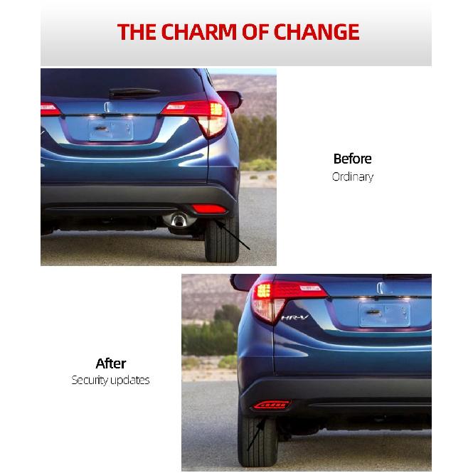 2 шт. светодиодные задние фонари для Honda HR-V HRV Vezel 2014 2015 2016 2017 2018 Стоп-сигналы задний бампер Указатель поворота сигнальная лампа