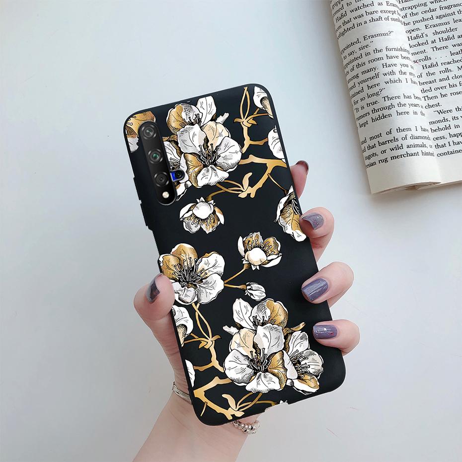 For Honor 20 Case For Honor 20 Pro YAL-AL10 Cover Cute Cat Cartoon Painted Phone Case For Honor20 20Pro YAL-L21 Soft Bumper Capa