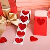 500Pcs Useful Charming Small Size Heart Sticker Valentine's Day Party Invitation Letter Heart Sticker Handicraft Supplies