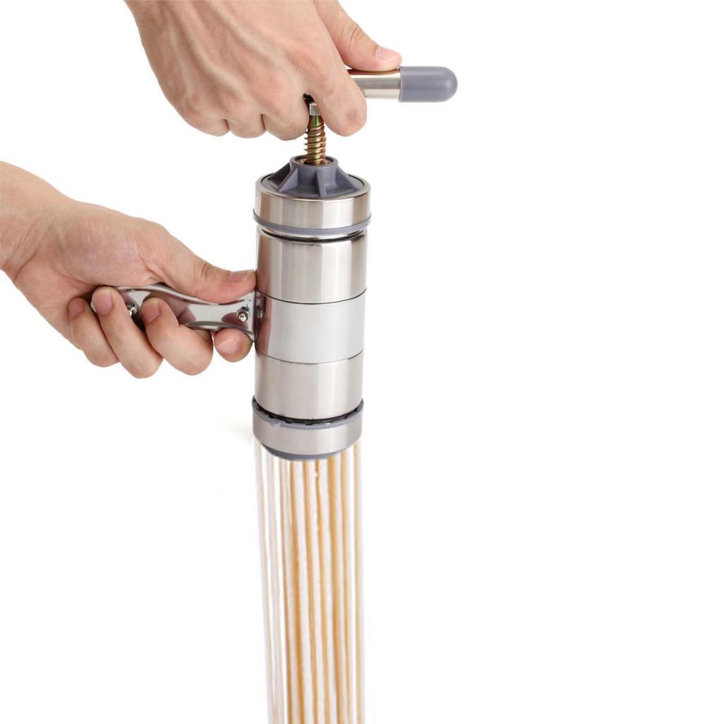 Машина для изготовления макаронных изделий из нержавеющей стали для домашней кухни, ручная машина для производства лапши