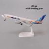 16/20 см Алюминиевый сплав Воздушный FLY DUBAI Авиалинии Boeing B737-800 Модель самолета Литье под давлением Воздушный Самолет Модель Самолета с колесами Шасси