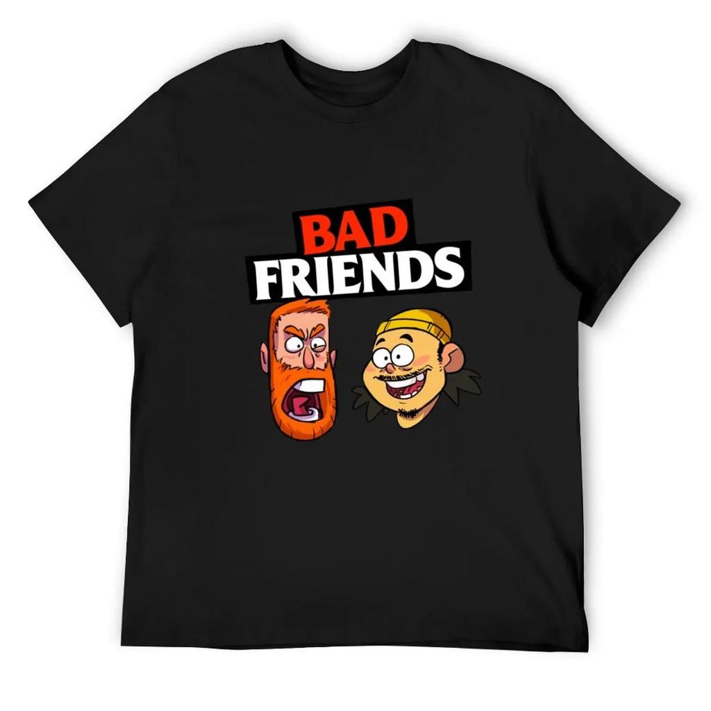 Bad Friends Merch T-Shirt tops basketball graphic tees anime shirt plain vintage t shirt men