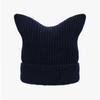 Шапка Acne Studios с нашивкой-логотипом Face C40426 Темно-синий меланж