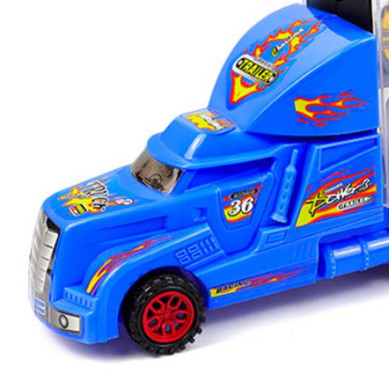 1 набор игрушечных моделей, реалистичных, симпатичных, раздвижных, мини-контейнеровозов для мальчиков и девочек