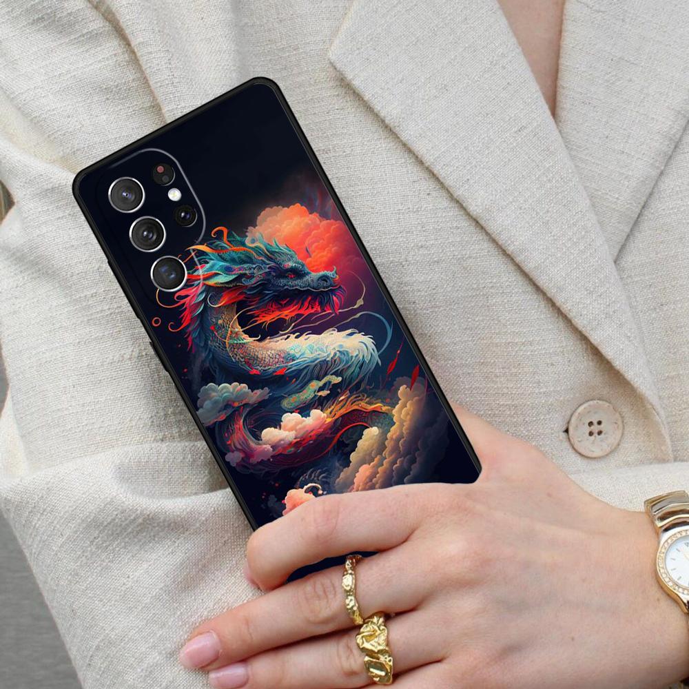 Легендарный Чехол для Телефона с Драконом для Samsung Galaxy S26 Ultra S25 S24 S23 S22 S21 S20 Note10