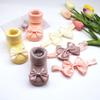 Baby Socks for 0-1 Years Girls Cute Bowknot Cotton Newborn Toddler Socks with Headband