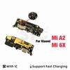 For Xiaomi Mi A2 Mi 6X USB Charging Dock Port Connector Board With Microphone Mic support fast charging