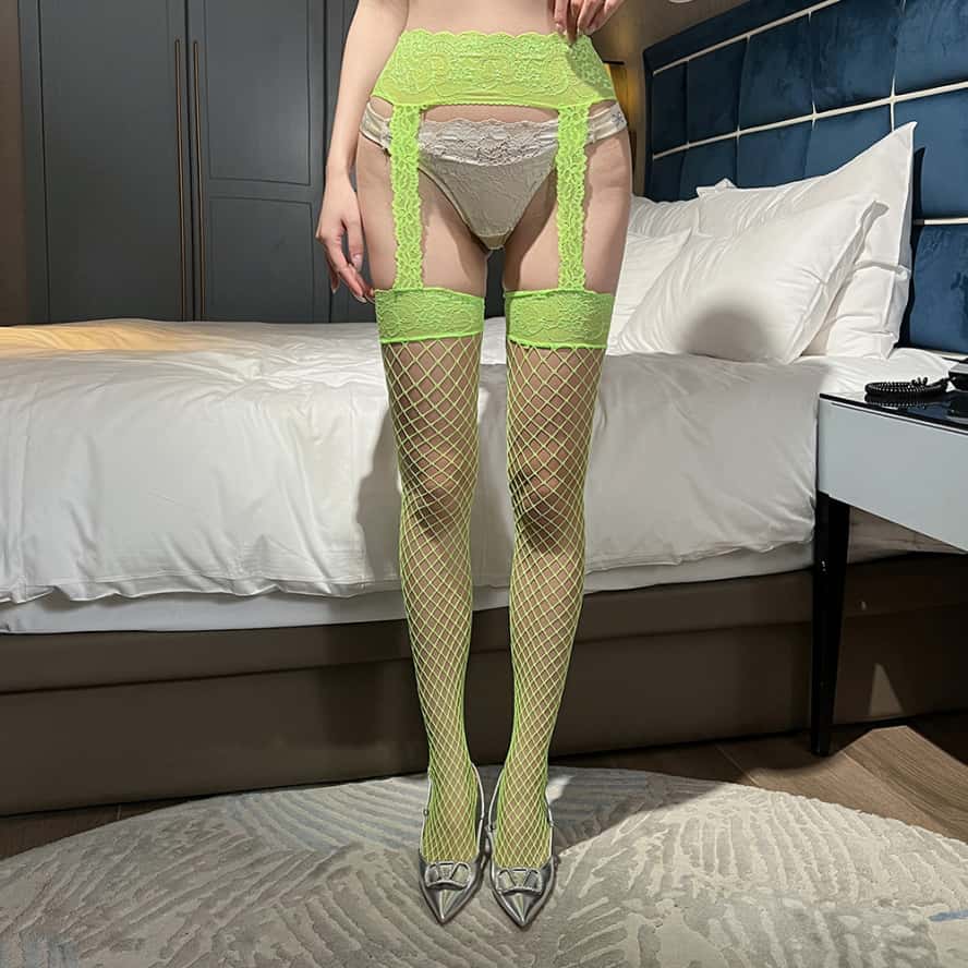 Кружевные чулки-сетка с цветочным узором, подвязки, чулки до бедра, сетчатые колготки, сексуальные горячие женские колготки для ночной вечеринки, клубной одежды