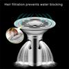 Круглый слив для душа с защитой от запаха, напольный фильтр из нержавеющей стали, уловитель волос для ванной, кухни, балкона, гаража