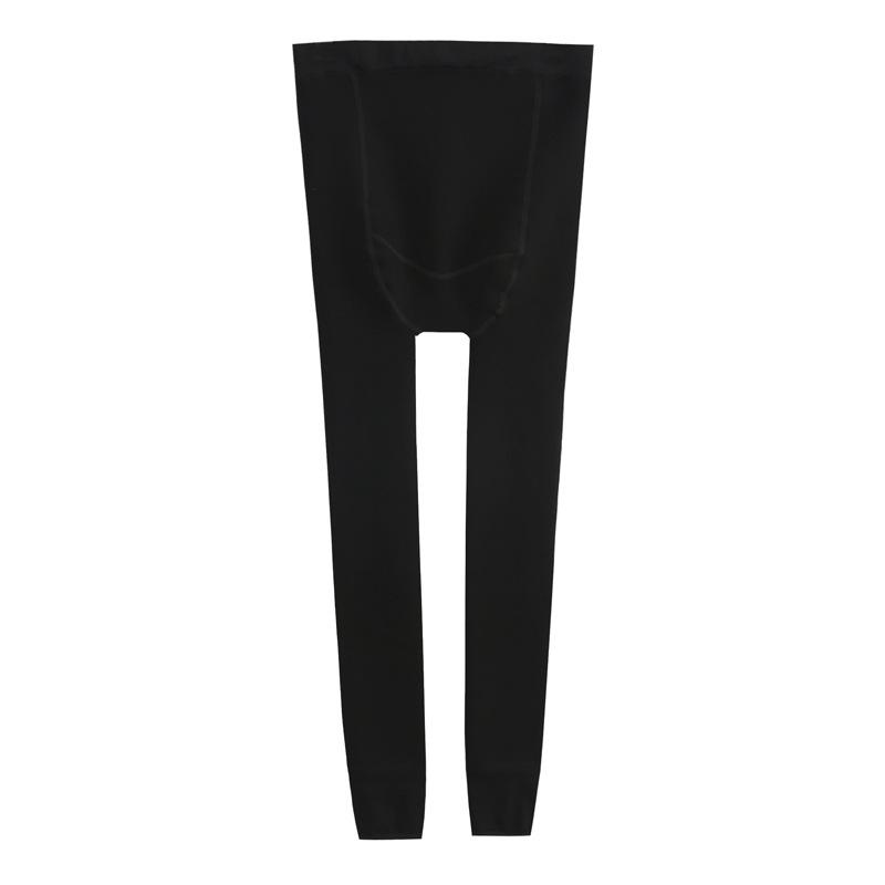 Женские нейлоновые леггинсы для беременных - теплые хлопковые с бархатной подкладкой для осени и зимы, цельные колготки большого размера