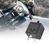 YFFSFDC Flasher Relay 3 Pin Turn Signal Relay CF14 Flash Speed Adjustable LED Flasher Relay for Motorcycle