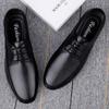 Genuine Leather Men Designer Business Oxford Shoes Luxury Brand Comfort Flats Shoes Breathable Men Driving Lace-up Walking Shoes