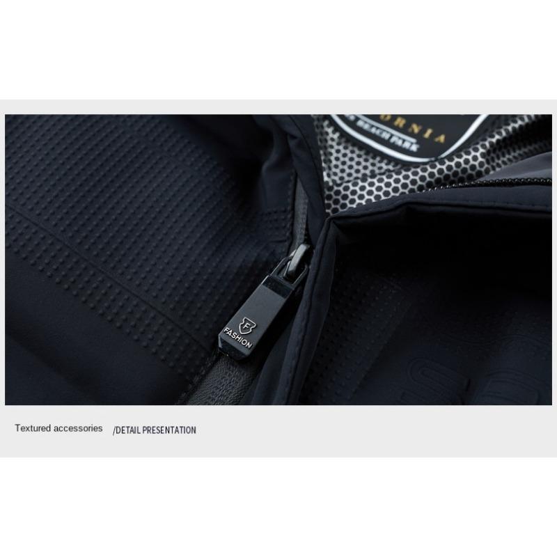 Winter Men's Short and Thick Oversized Down Jacket with Detachable Hat for Middle-aged and Young Men, White Duck Down Loose Warm Jacket