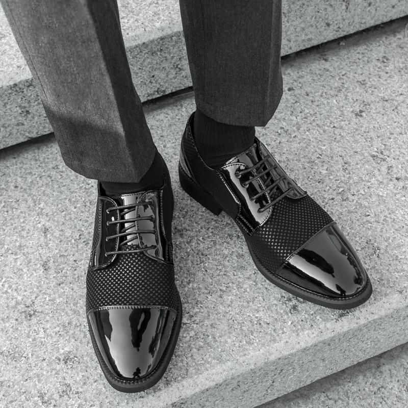 Fashion Leather Shoes Man Casual Loafers Luxury Design Slip On Male Dress Shoes Leisure Style Big Size Good Wear-resistant Sole