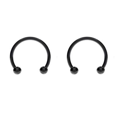 2штуки Серьги - кольца для пирсинга носа