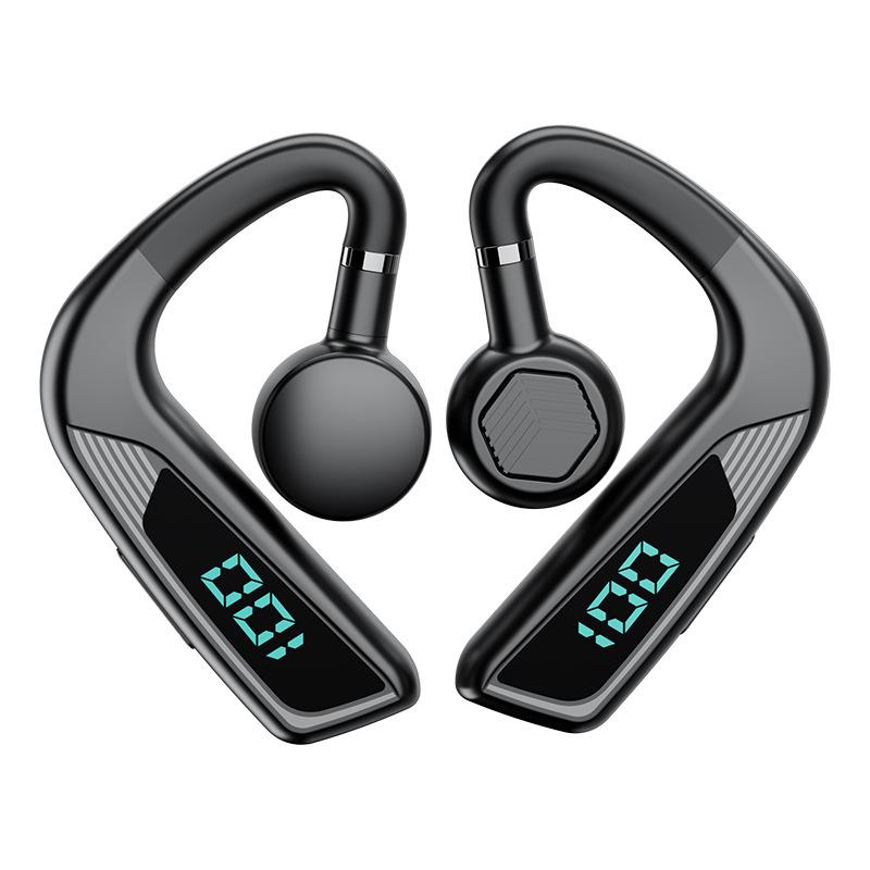 Беспроводные Bluetooth-наушники V18 с костной проводимостью, с клипсой, не вставляются в уши, для бизнеса и занятий спортом, бега.