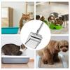 Stainless Steel Metal Cat Litter Scoop Ergonomic Handle Pets Poop Sifting Tool  Kitten Care