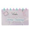 52 Week Savings Challenge Reusable Budget Book with Cash Envelopes Money Binder for Saving Refillable Money Organizers