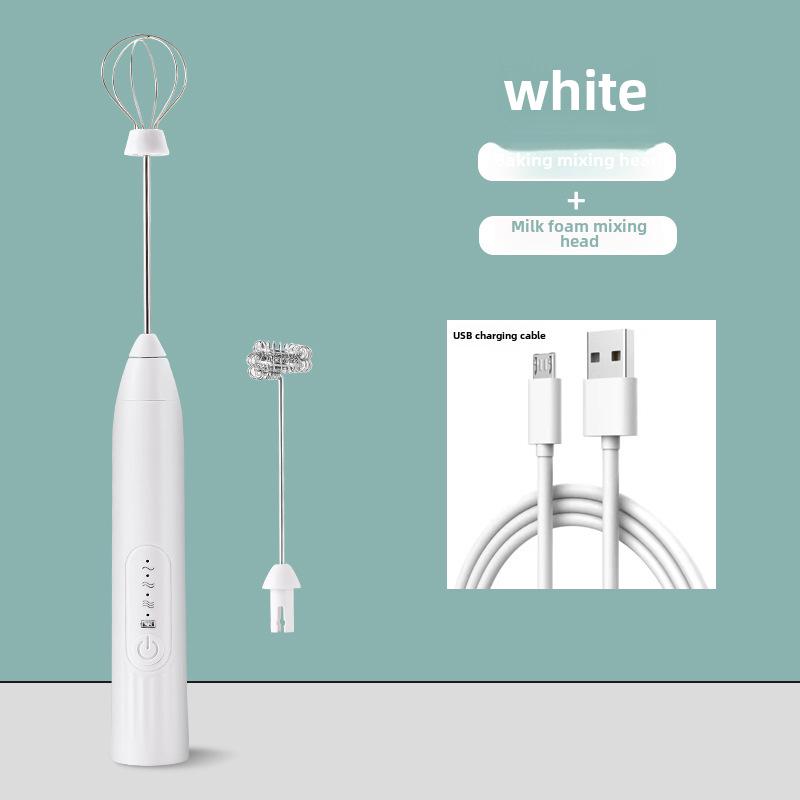 Беспроводной электрический ручной венчик для взбивания яиц и молока для приготовления крема, торта, кофе, выпечки