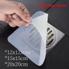 Thick Silicone Floor Drain Deodorant Cover Transparent Bathroom Deodorant Insect-proof Seal Household Sewer Pipe Sink Anti-smell Floor Cover