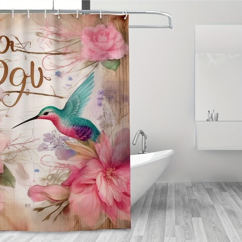 1PC God Says You Are Special Unique Shower Curtain,  Durable Polyester, Easy Clean, for Bathroom & Window Decor