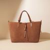 Premium Tote Variety Fashion Leather Women's Scrub Bucket Bag Large Capacity