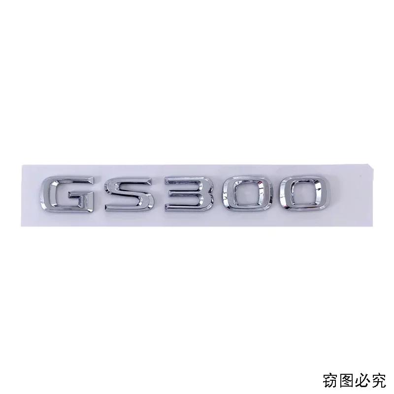 FDL4 ABS Car Body Letter Sticker Decal Rear Trunk Badge Emblem Accessories for Lexus GS300 GS350 GS430 GS460 GS400