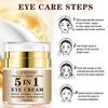 5 In 1 Eye Cream-Provides Deep, Long-lasting Hydration To Refresh and "wake Up" Your eyes-Suitable for Women and Men, 50ml