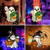Ghost Hanging Decoration Acrylic Ghost Series Sun Catcher Cartoon Ghost Halloween Decoration for Windows Porch Walls