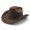 Knot Pattern Wool Felt Bowler Hat With Wide Brim For Retro Fashion Enthusiasts