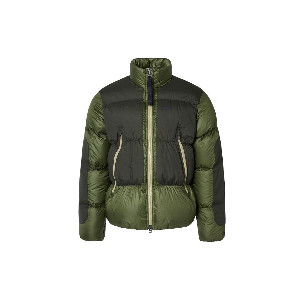 Nike Спортивная теплая пуховая куртка с длинными рукавами, верхняя одежда, мужская верхняя одежда, грубо-зеленая DD6979-326