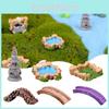 Stunning Garden Diy Fairy Miniature Water Well Bridge Lighthouse Craft Decoration Set For Enchanting Landscapes